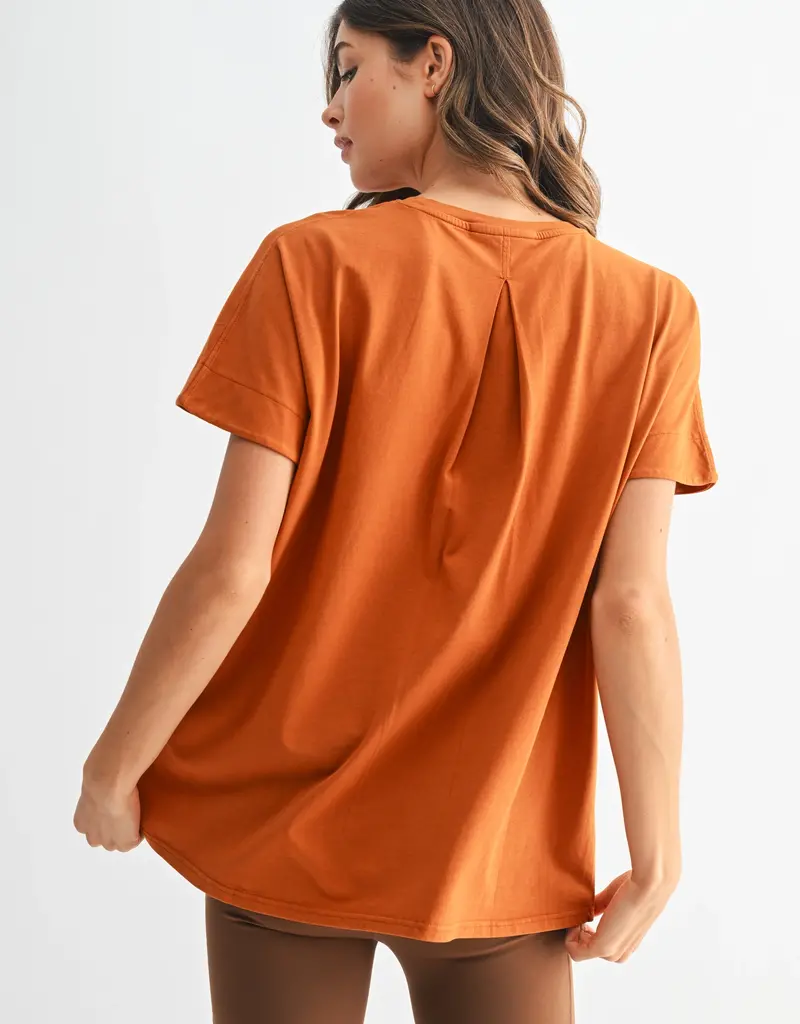 509 Broadway Shoreline Pima Cotton Slouchy Tee