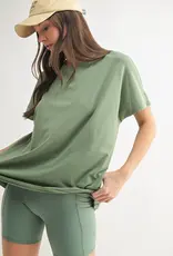 509 Broadway Shoreline Pima Cotton Slouchy Tee