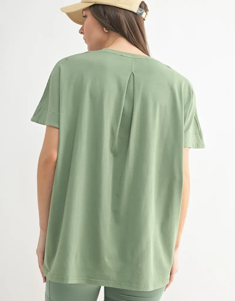 509 Broadway Shoreline Pima Cotton Slouchy Tee