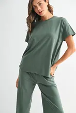 509 Broadway Shoreline Pima Cotton Slouchy Tee