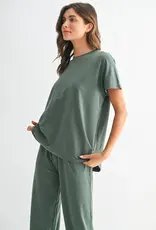 509 Broadway Shoreline Pima Cotton Slouchy Tee