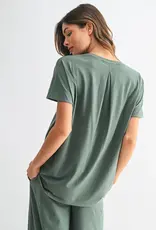 509 Broadway Shoreline Pima Cotton Slouchy Tee
