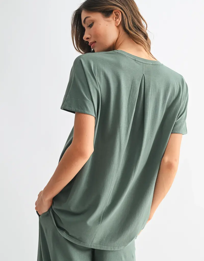 509 Broadway Shoreline Pima Cotton Slouchy Tee