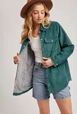509 Broadway Corduroy Sherpa Lined Jacket