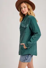 509 Broadway Corduroy Sherpa Lined Jacket