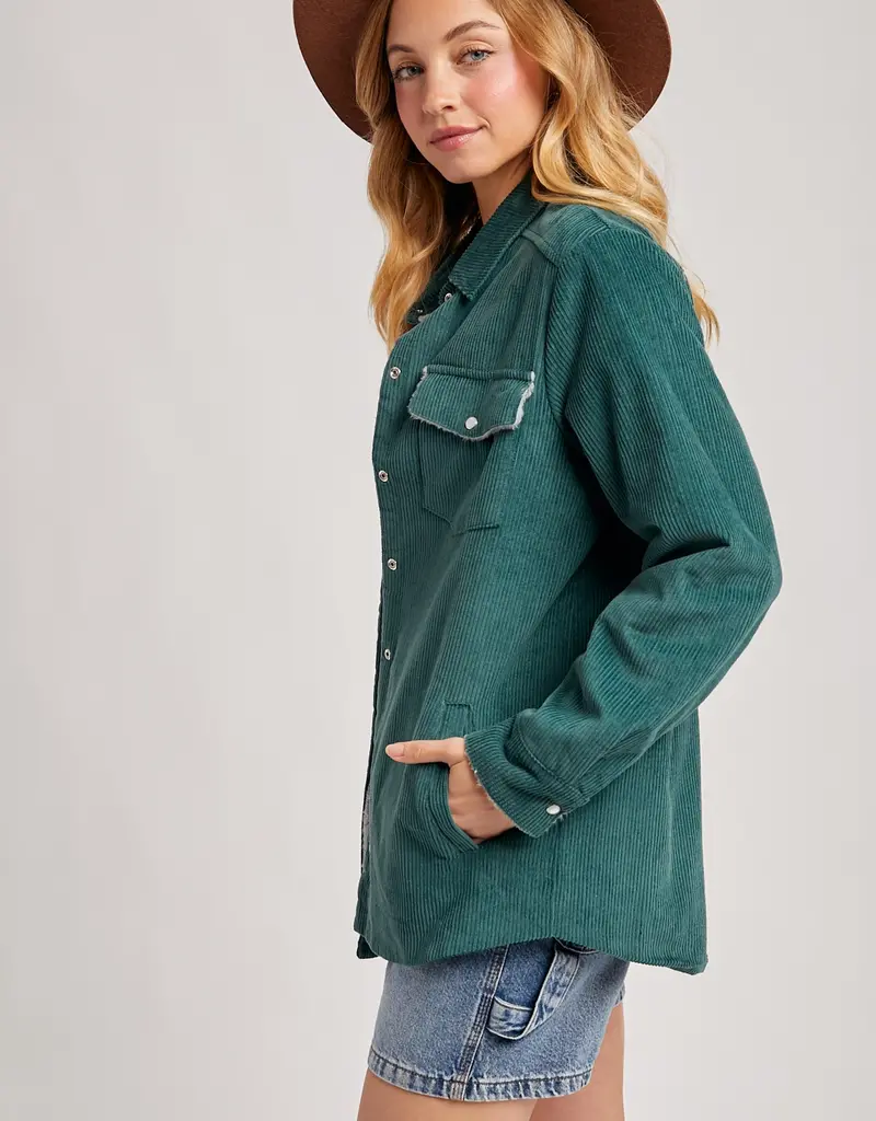 509 Broadway Corduroy Sherpa Lined Jacket