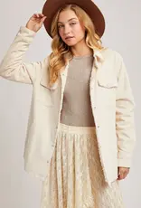 509 Broadway Corduroy Sherpa Lined Jacket