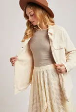 509 Broadway Corduroy Sherpa Lined Jacket