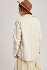 509 Broadway Corduroy Sherpa Lined Jacket