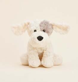 Warmies White/Gray Curly Dog Warmies