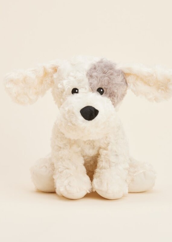Warmies White/Gray Curly Dog Warmies