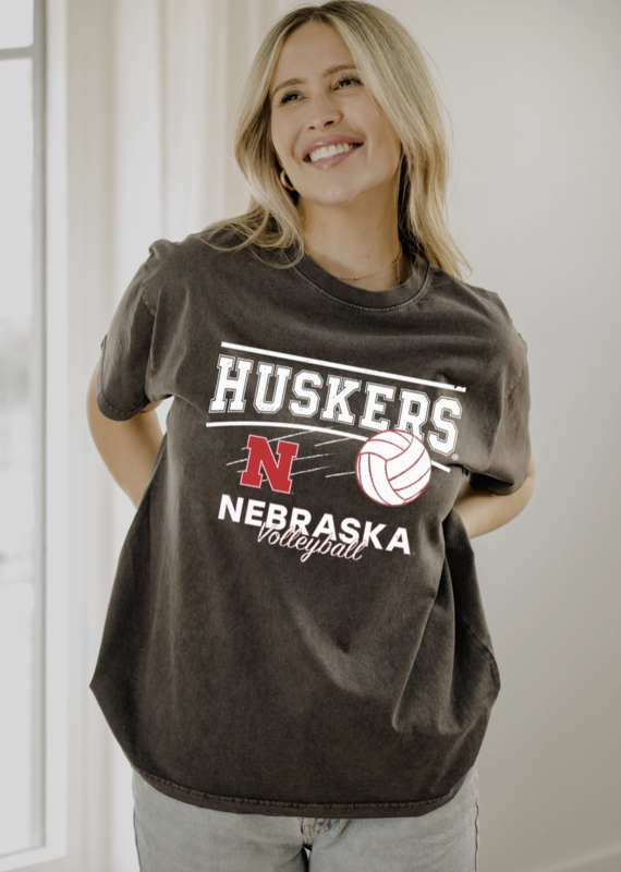 509 Broadway Nebraska Husker Volleyball Tee