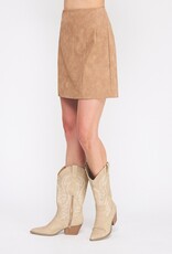 509 Broadway Leather Skirt