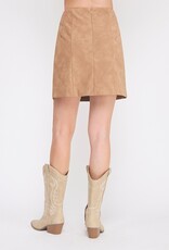 509 Broadway Leather Skirt