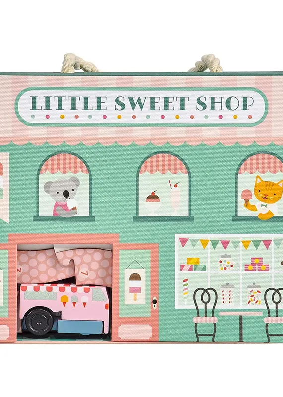509 Broadway Wind Up & Go Sweet Shop Play Set