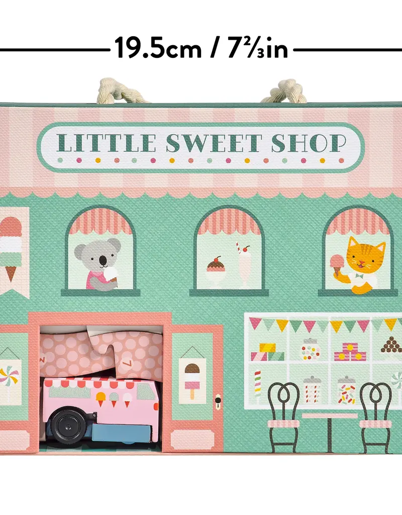 509 Broadway Wind Up & Go Sweet Shop Play Set