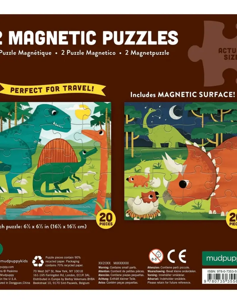 509 Broadway Mighty Dinosaurs Magnetic Puzzle