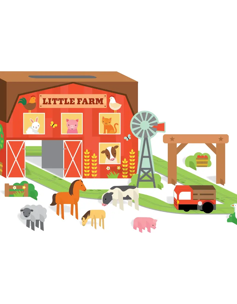 509 Broadway Little Farm Wind Up and Go Playset