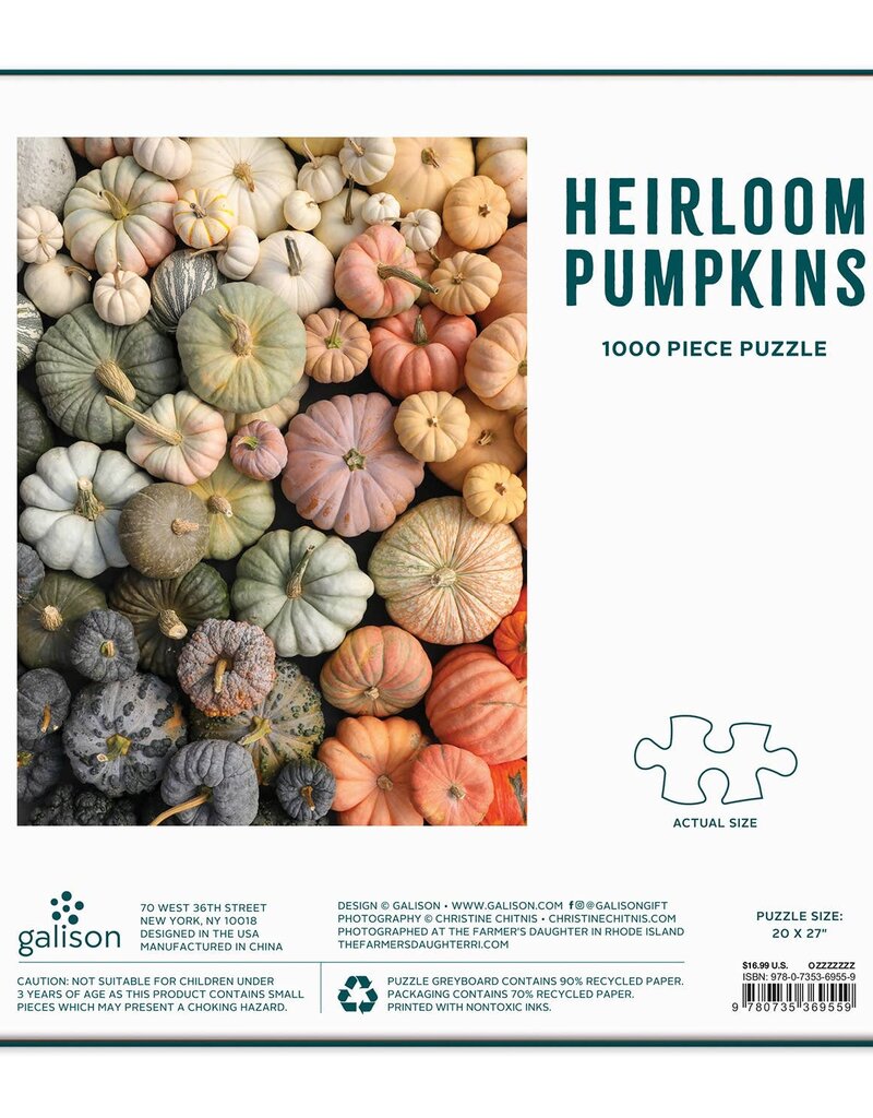 509 Broadway Heirloom Pumpkins 1000 Piece Puzzle