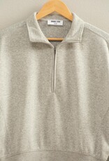 509 Broadway Half-zip Collared Sweatshirt