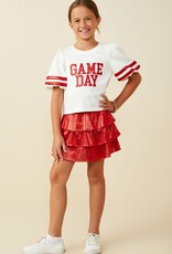 509 Broadway Girls Gameday Varsity Stripe T Shirt
