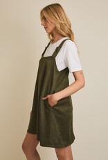 509 Broadway Round Neck Strap Mini Dress