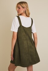 509 Broadway Round Neck Strap Mini Dress