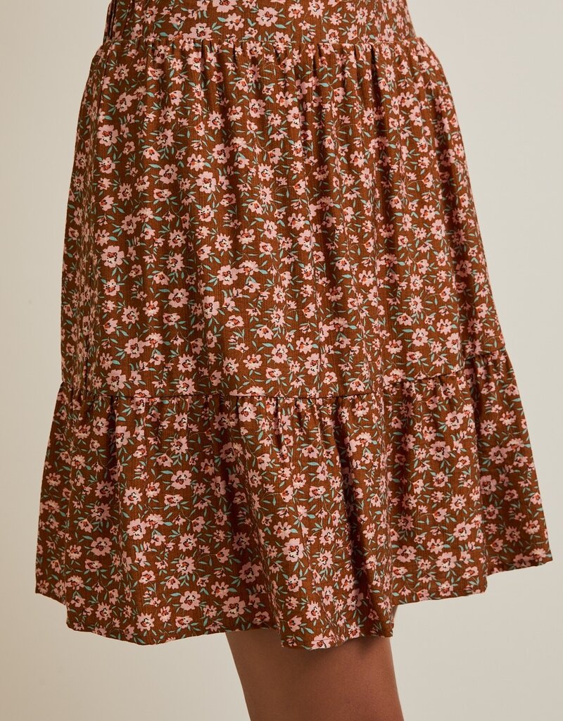 509 Broadway Ditsy Mini Skirt
