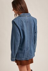 509 Broadway Denim Blazer Jacket
