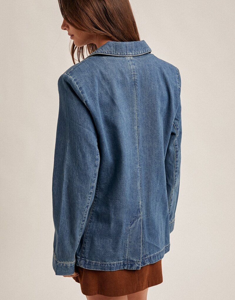 509 Broadway Denim Blazer Jacket