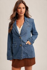 509 Broadway Denim Blazer Jacket