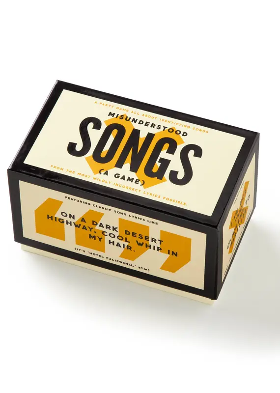 Chronicle Books Misunderstood Song Games