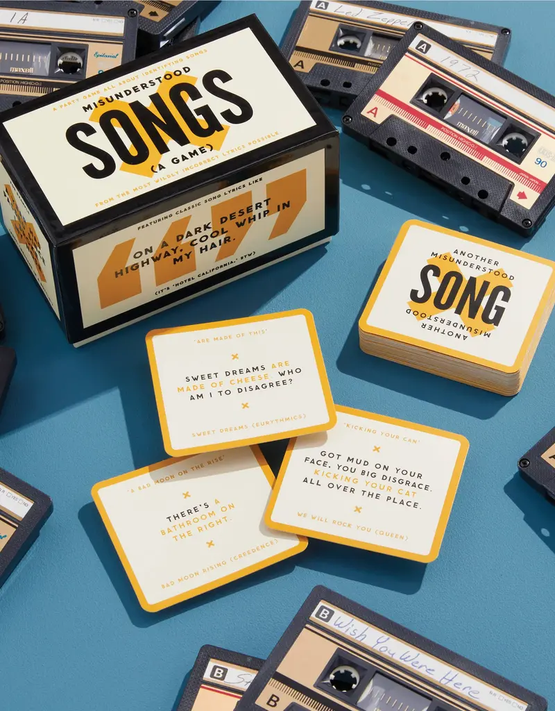 Chronicle Books Misunderstood Song Games