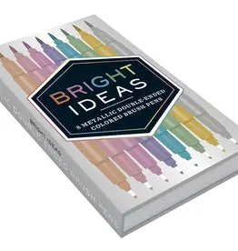 Chronicle Books Metallic Color Brush Pens