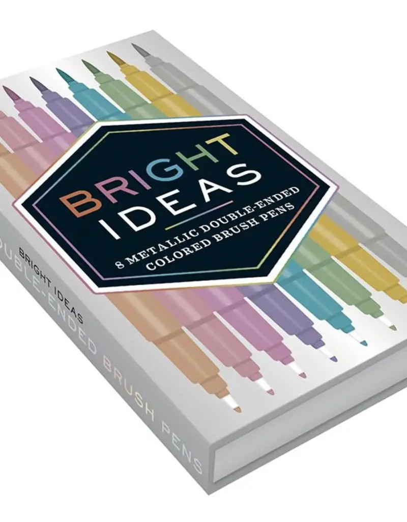 Chronicle Books Metallic Color Brush Pens
