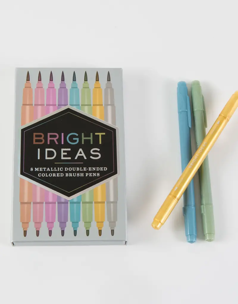 Chronicle Books Metallic Color Brush Pens
