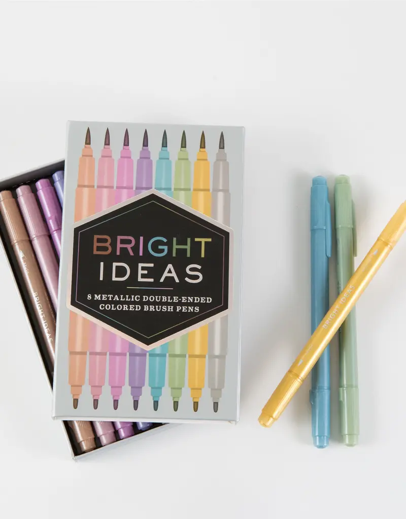 Chronicle Books Metallic Color Brush Pens