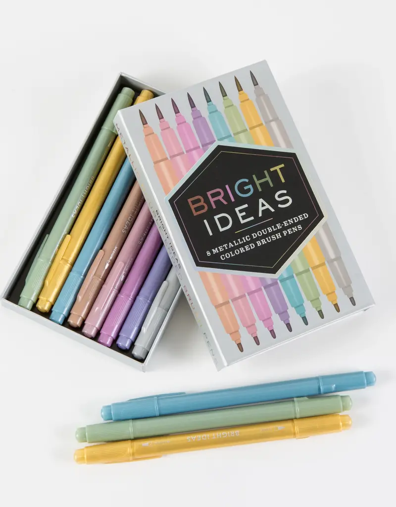 Chronicle Books Metallic Color Brush Pens