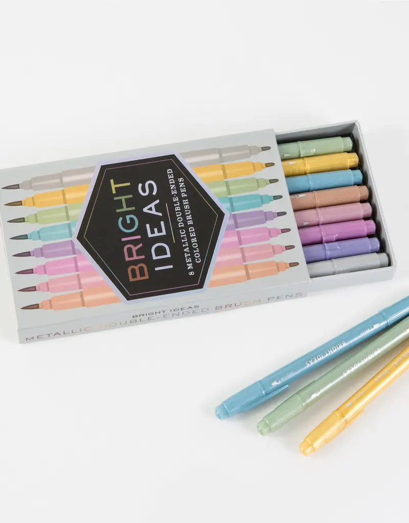 Chronicle Books Metallic Color Brush Pens