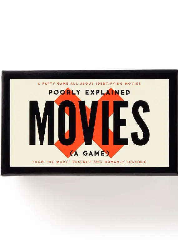 Chronicle Books Poorly Explained Movie Games