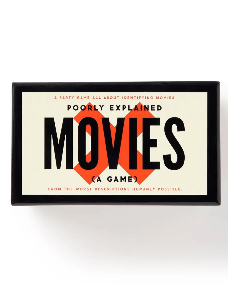 Chronicle Books Poorly Explained Movie Games