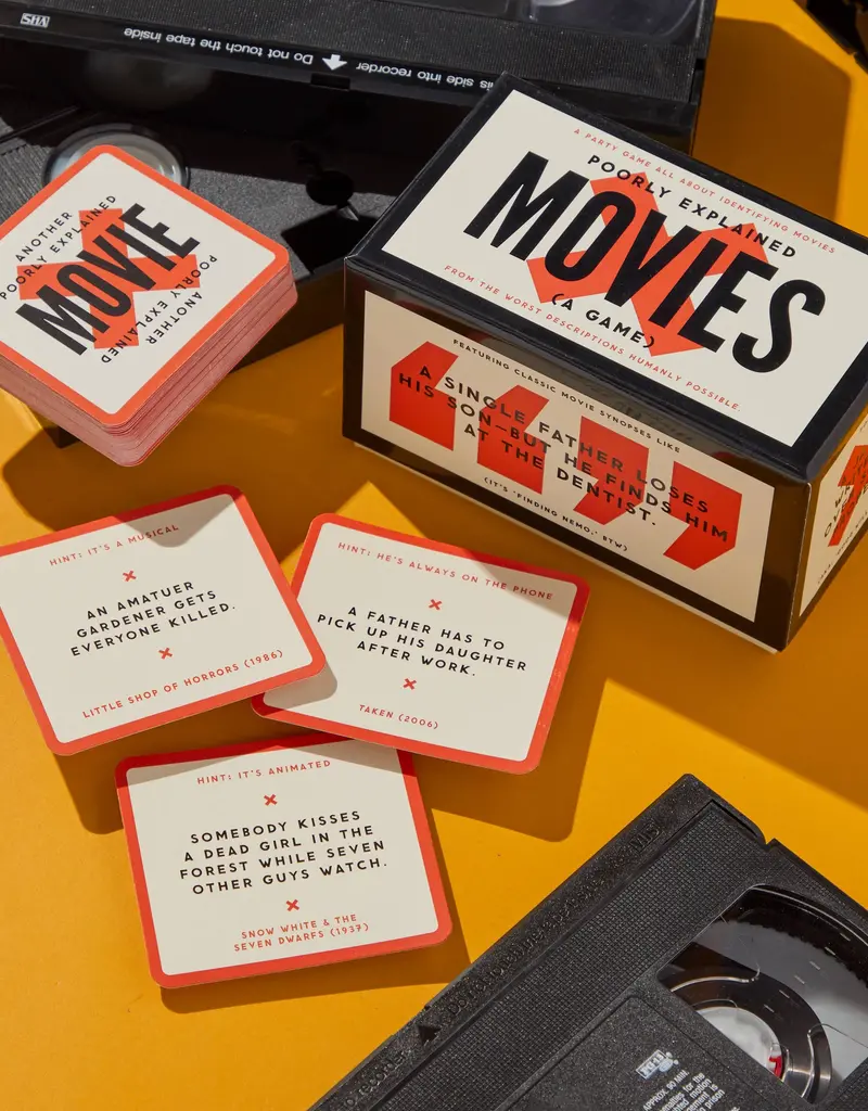 Chronicle Books Poorly Explained Movie Games