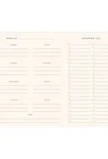 509 Broadway Retro Weekly Meal Planner