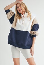 509 Broadway Glo Colorblock Pullover