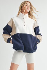 509 Broadway Glo Colorblock Pullover