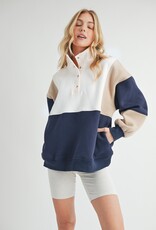 509 Broadway Glo Colorblock Pullover