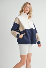 509 Broadway Glo Colorblock Pullover