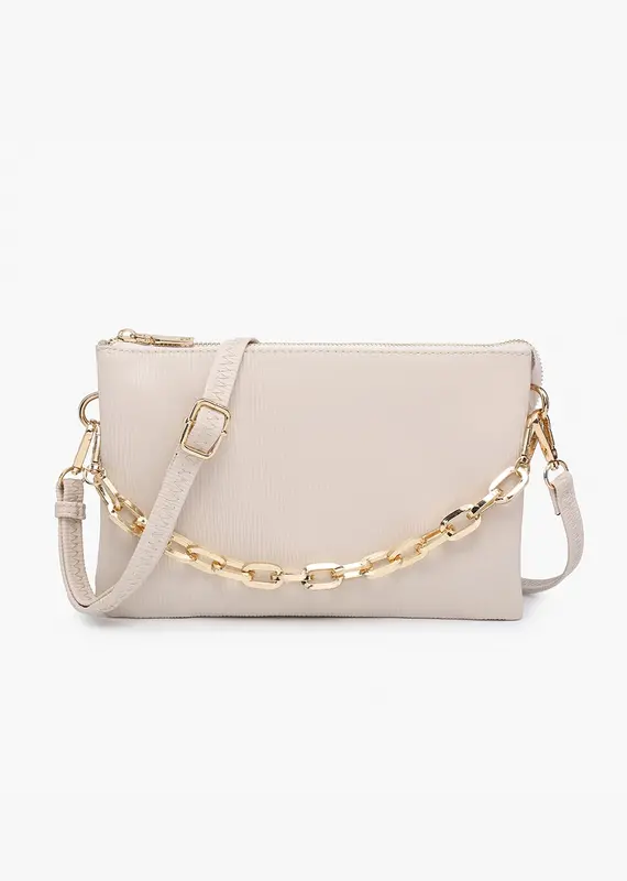 509 Broadway Izzy Textured Crossbody w/ Guitar Strap