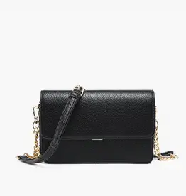 509 Broadway Lauryn Flapover Crossbody w/ Chain Strap
