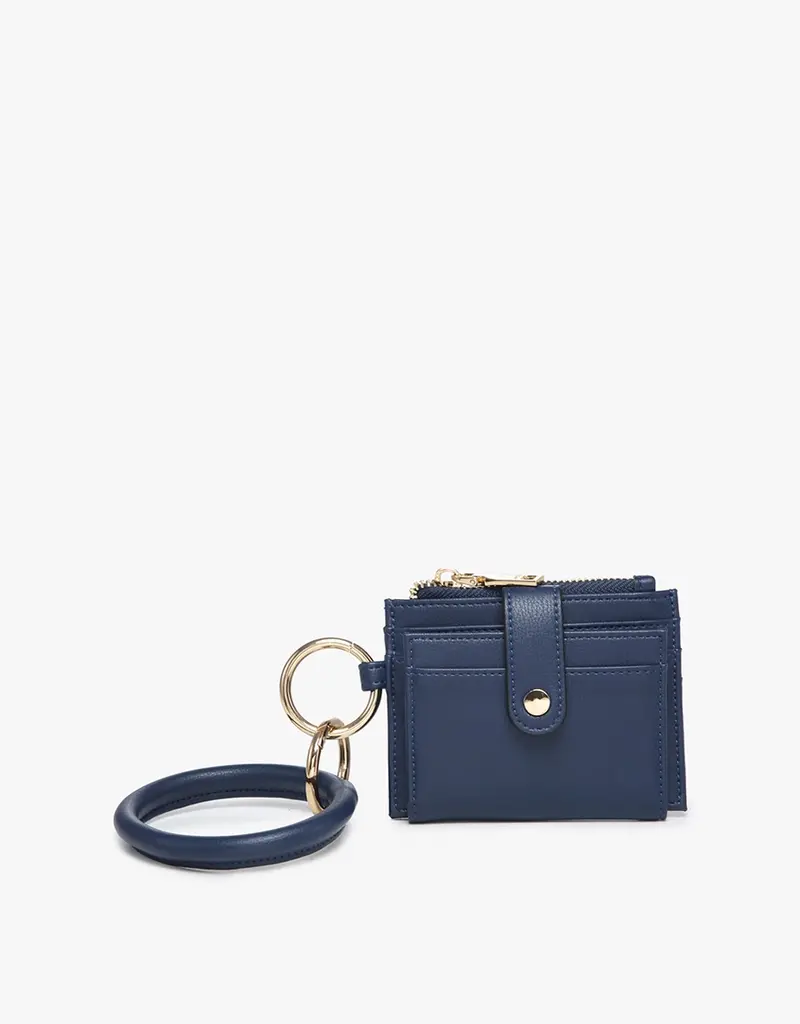 509 Broadway Sammie Mini Snap Wallet w/ Ring